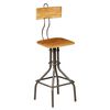 vidaXL Bar Chairs 2 pcs Solid Reclaimed Teak Wood