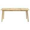 vidaXL Dining Table 180x90x76 cm Solid Mango Wood