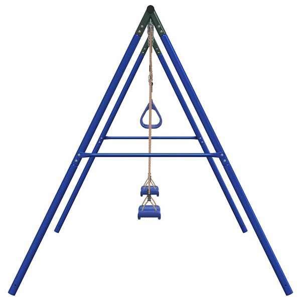 vidaXL Outdoor Swing Set with Swings and Trapeze