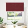 vidaXL Pleated Blind Bordeaux Red 115x150 cm Fabric Width 114.4 cm Polyester