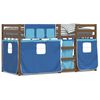 vidaXL Bunk Bed without Mattress Blue 90x200 cm Solid Wood Pine