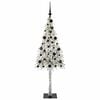 vidaXL Christmas Tree with 150 LEDs White 150 cm PE and Steel