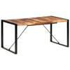 vidaXL Dining Table 160x80x75 cm Solid Wood