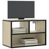 vidaXL TV Cabinet Sonoma Oak 60x31x39.5 cm Engineered Wood and Metal