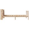 vidaXL Bed Frame with Headboard without Mattress 90x190 cm Single