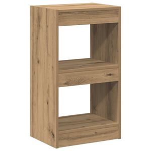 vidaXL Book Cabinet/Room Divider Artisan Oak 40x30x72 cm