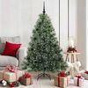 vidaXL Artificial Christmas Tree with 150 LEDs Green 150 cm PE and PVC