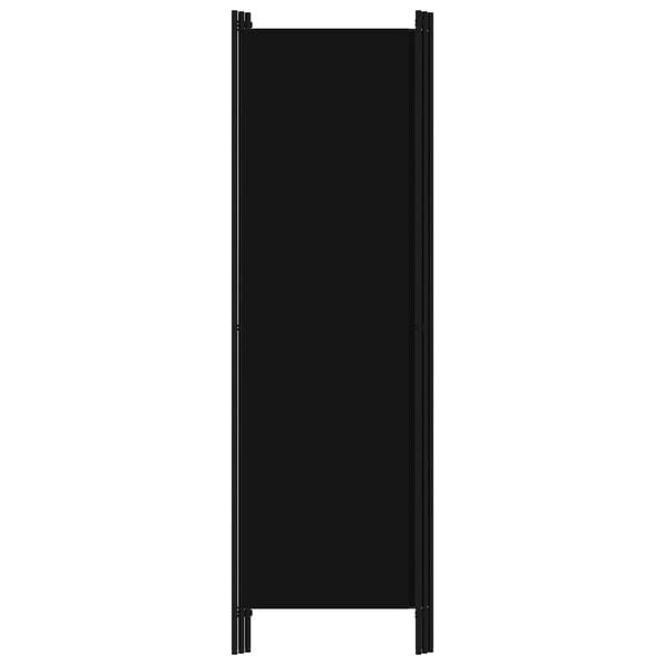 vidaXL 3-Panel Room Divider Black 150x180 cm