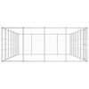 vidaXL Outdoor Dog Kennel Galvanised Steel 33.88 m&sup2;