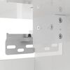 vidaXL Wall Mounted TV Cabinet High Gloss White 30.5x30x30 cm