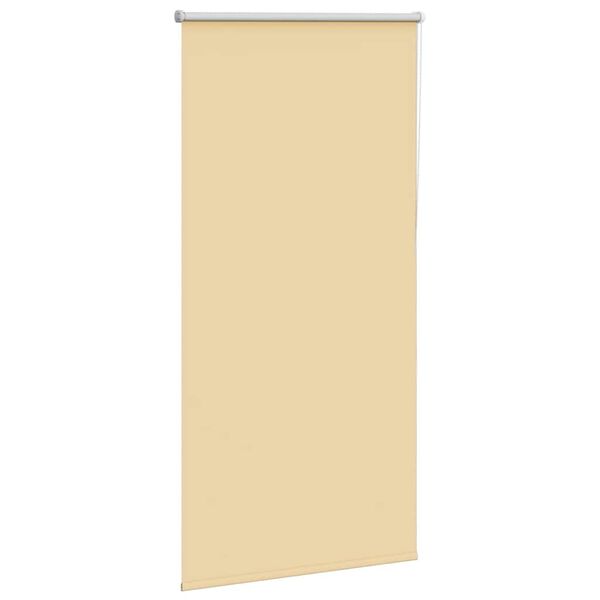vidaXL Roller Blind Blackout Beige 70x175 cm Fabric Width 65.7 cm Polyester