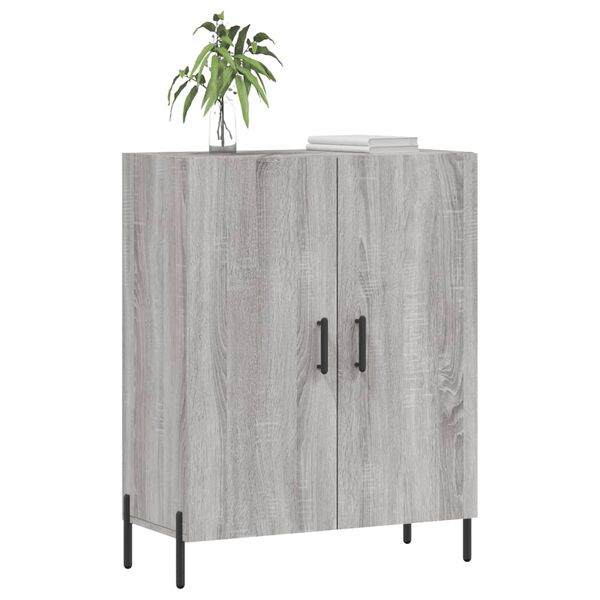 vidaXL Sideboard Grey Sonoma 69.5x34x90 cm Engineered Wood