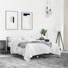vidaXL Bed Frame without Mattress Black 140x200 cm