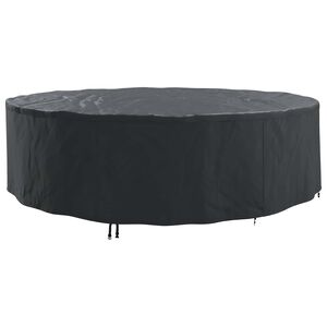 vidaXL Outdoor Furniture Cover Black 320 x 320 x 105 cm 420D fabric