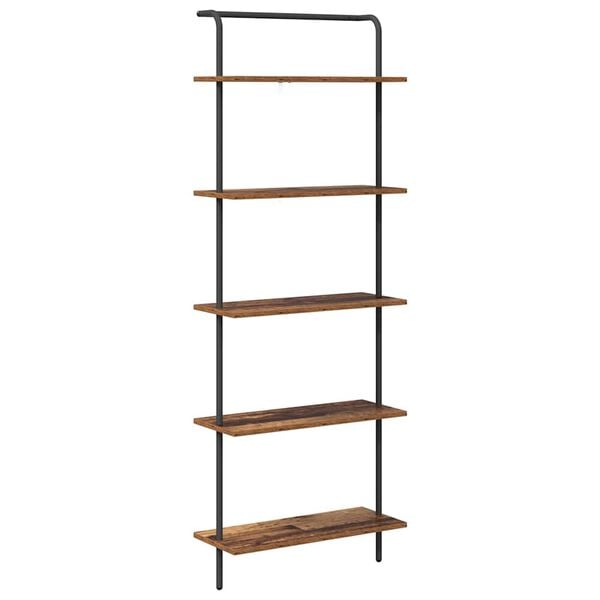 vidaXL Bookshelf Old wood 60 x 24 x 168 cm Engineered wood