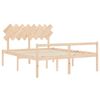 vidaXL Senior Bed without Mattress 160x200 cm Solid Wood