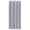vidaXL Blackout Curtains with Rings 2 pcs Metal Grey 225 x 140 cm