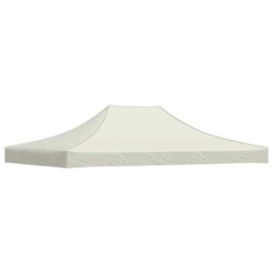 vidaXL Party Tent Roof 4x3 m Cream 270 g/m&sup2;