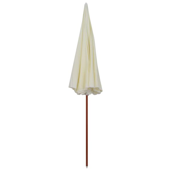vidaXL Garden Parasol with Steel Pole 300 cm Sand