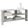 vidaXL Corner TV Cabinet Concrete Grey 102x40.5x45cm Engineered Wood