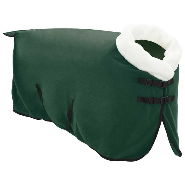vidaXL Horse Blanket Full Dark Green 115 cm Polar fleece