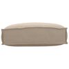 vidaXL Pallet Cushion for Backrest Taupe 50 x 40 x 12 cm Oxford fabric