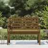 vidaXL Garden Bench Honey Brown 109x48x91.5 cm Solid Wood Pine
