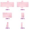 vidaXL Sunlounger Towels 2 pcs Pink 210 x 75 cm