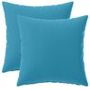 vidaXL Cushion Cover 2 pcs HEERLEN Light Blue 40 x 40 cm Polyester