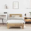 vidaXL Bed Frame Artisan Oak 193 x 95 x 88 cm Engineered Wood