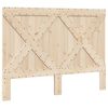 vidaXL Bed Frame without Mattress Grey 140x200 cm Solid Wood Pine