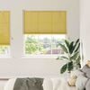 vidaXL Roller Blind with Curtains Manual Yellow 150 x 220 cm Bamboo