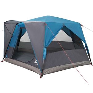 vidaXL Cabin Tent with Roof with Storage Blue 400 x 350 x 212 cm