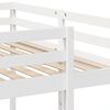 vidaXL Triple Bunk Bed Frame White 160x200/80x160 cm Solid Wood Pine