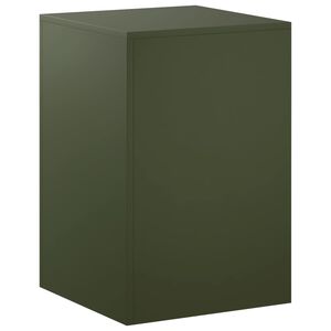 vidaXL Plant Stand Olive Green 40 x 40 x 60 cm Weathering Steel