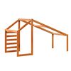 vidaXL Kids' Bed Roof Wax Brown 198x97x113 cm Solid Wood Pine