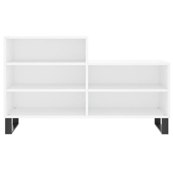 vidaXL Shoe Cabinet White 102x36x60 cm Engineered Wood
