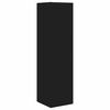 vidaXL Corner Cabinet Black 27.5x27x102cm Engineered Wood