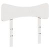 vidaXL Headboard White 75 cm Solid Wood Pine