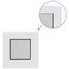 vidaXL Cellar Window Internal Colour White RISOR 30 x 30 cm