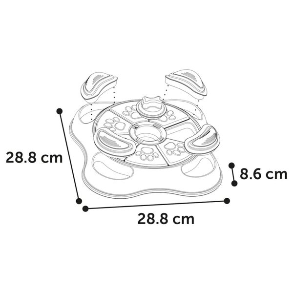 FLAMINGO Dog Brain Trainer Sherlock 28.8x28.8x8.6 cm