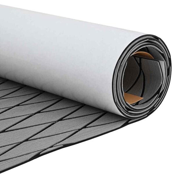 vidaXL Boat Flooring Light grey and black 190 x 70 cm EVA foam