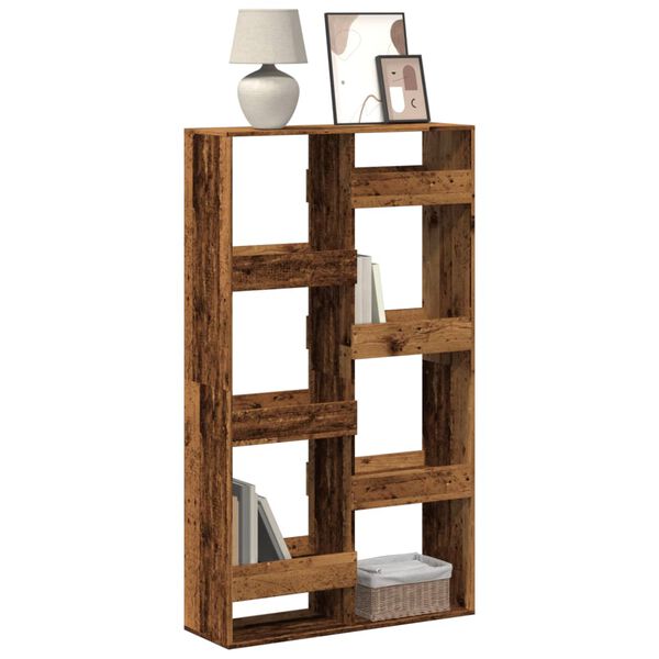 vidaXL Bookcase Old Wood 100x33x175 cm Engineered Wood