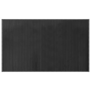 vidaXL Rug Rectangular Grey 60x100 cm Bamboo