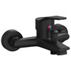 vidaXL Shower Mixer Tap Black G 1/2 inches