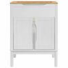 vidaXL Bathroom Sink Cabinet with Shelf FLORO White 60 x 40 x 80 cm
