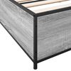 vidaXL Bed Frame without Mattress Grey Sonoma 200x200 cm