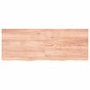 vidaXL Table Top Light Brown 160x60x(2-6) cm Treated Solid Wood Oak
