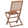 vidaXL Folding Garden Chairs 6 pcs Solid Acacia Wood