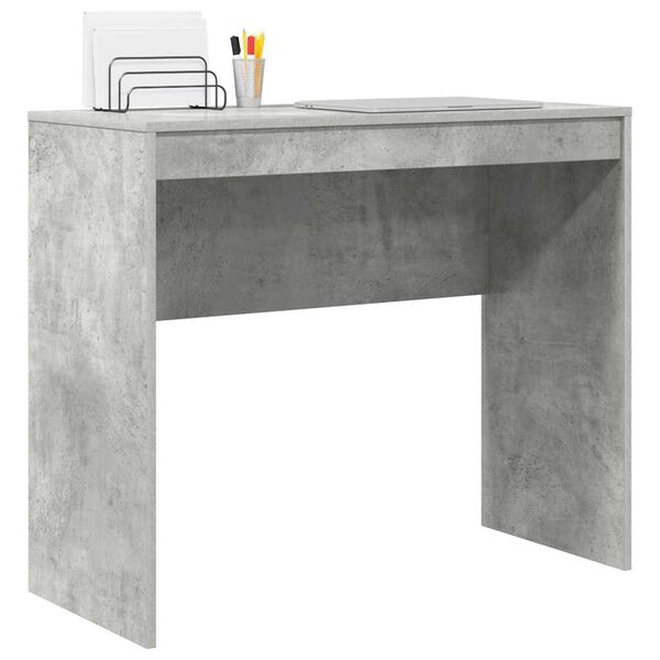 vidaXL Desk Concrete grey 90 x 40 x 76 cm Engineered wood